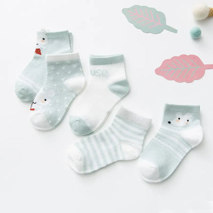 5Pairs/lot Socks Baby for Girls