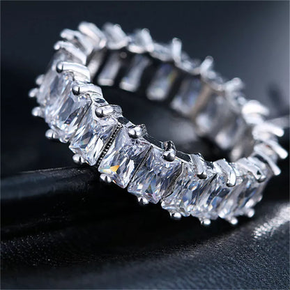 Ekopdee Luxury Band Zircon Rings