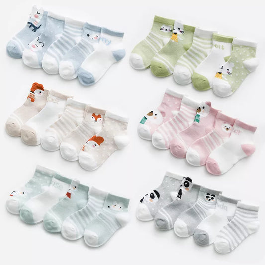 5Pairs/lot Socks Baby for Girls