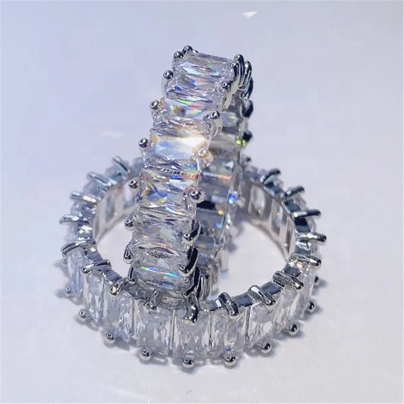 Ekopdee Luxury Band Zircon Rings