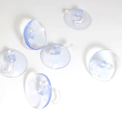 10Pcs Suction Cups Caps Suckers Glass Window Wall Hook Hanger Kitchen Bathroom Cup Hooks Home Accessories Suction Hook