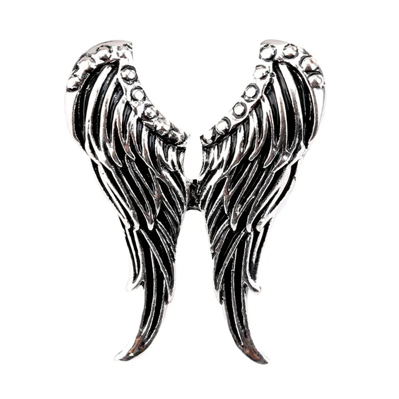 Retro Angel Demon Wing Couples Rings