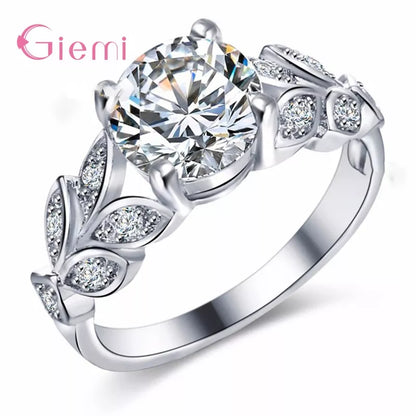 Top Sale 925 Sterling Silver Fashion CZ Rings