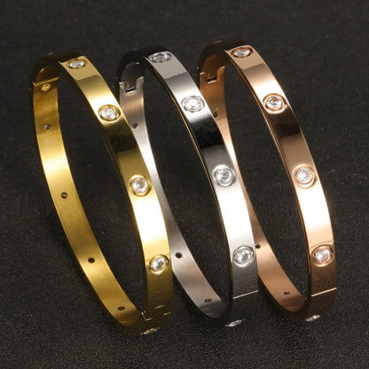 XUANHUA Stainless Steel Cuff Bracelets Bangles