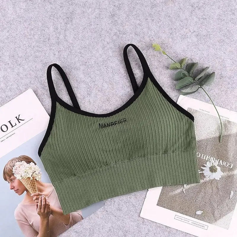 New Sports Bra For Women Gym Sexy Crop Top Bra Cotton Underwear