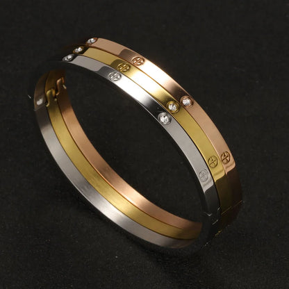 XUANHUA Stainless Steel Cuff Bracelets Bangles