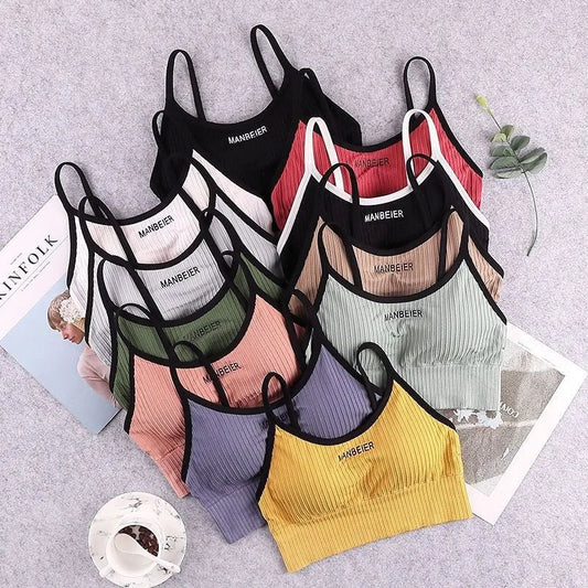 New Sports Bra For Women Gym Sexy Crop Top Bra Cotton Underwear