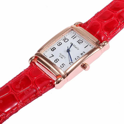 Square Rose Gold Wrist Watches