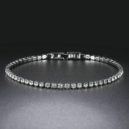 Small Cubic Zircon Crystal Bracelets