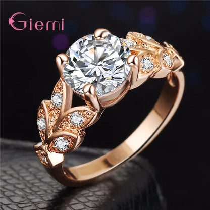 Top Sale 925 Sterling Silver Fashion CZ Rings