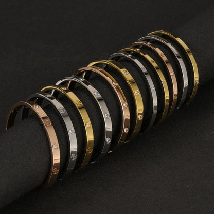 XUANHUA Stainless Steel Cuff Bracelets Bangles