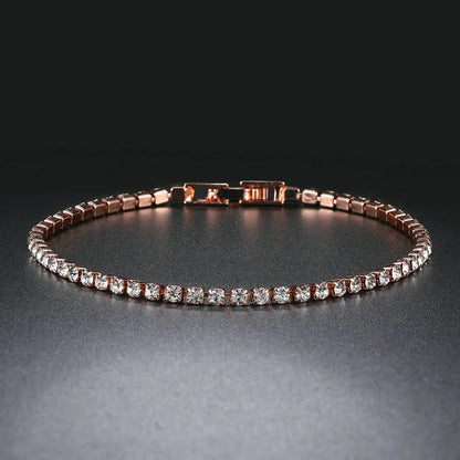 Small Cubic Zircon Crystal Bracelets