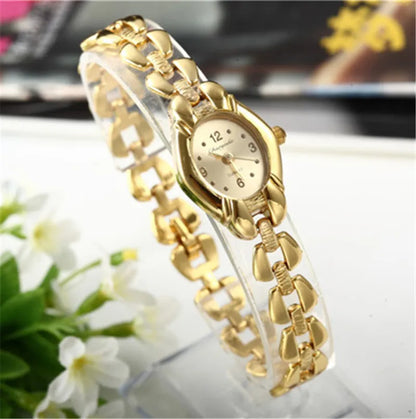 Bracelet Watch Golden Relojes Small Dial Quartz Watch