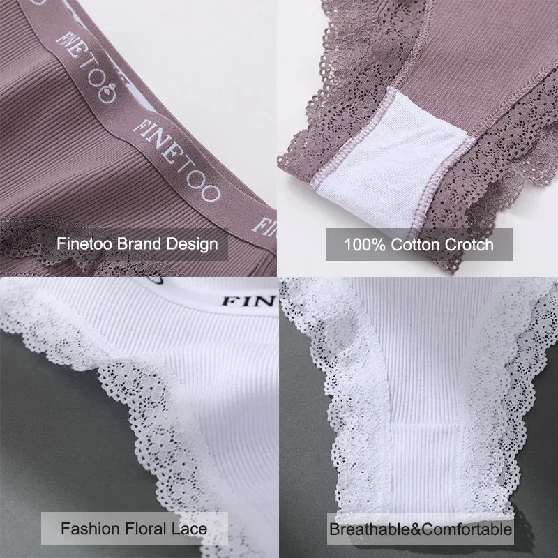 3PCS/Set Cotton Panties Brazilian Style Underwea