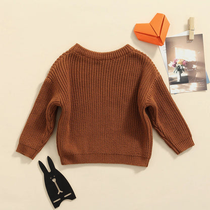 0-24M Long Sleeve Cotton Baby Pullover Tops