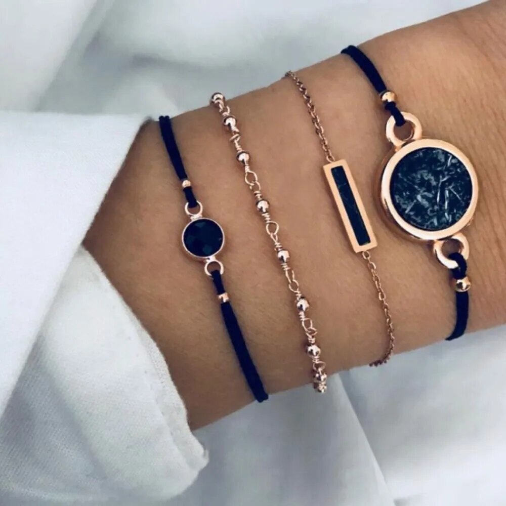 Boho Geometric Bracelet & Bangle Sets