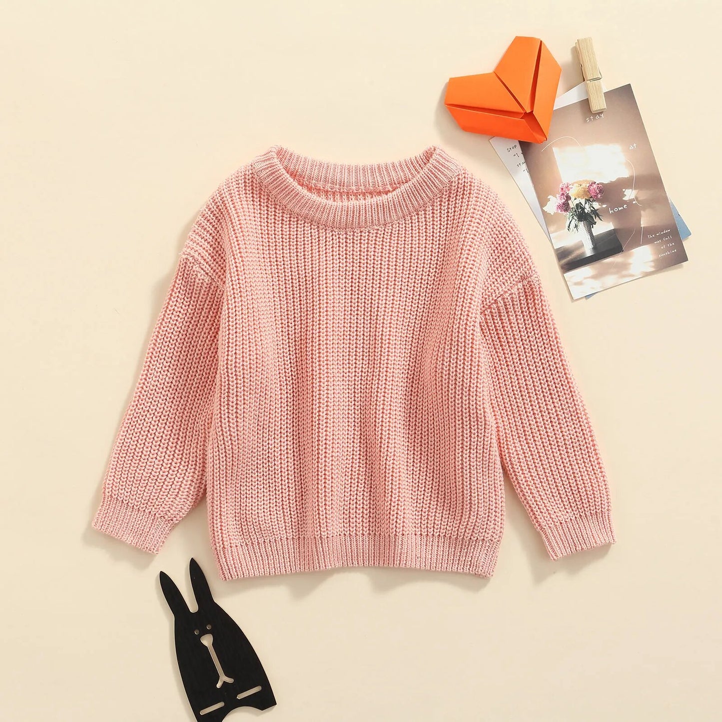 0-24M Long Sleeve Cotton Baby Pullover Tops