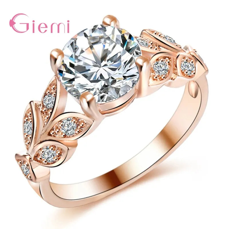 Top Sale 925 Sterling Silver Fashion CZ Rings