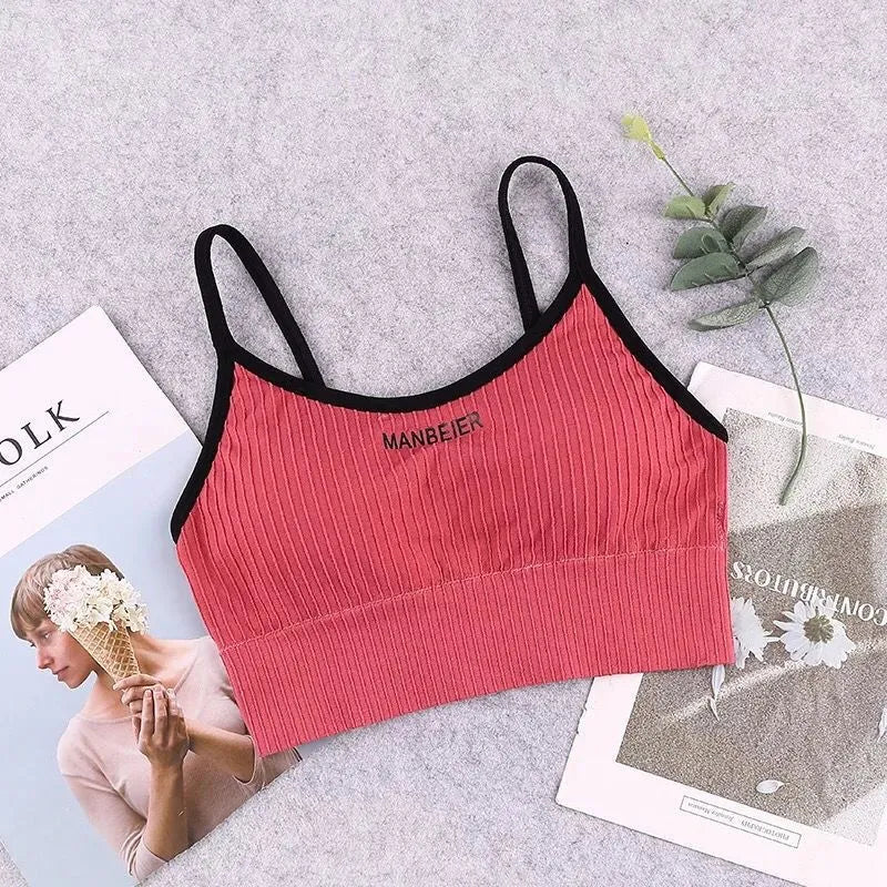 New Sports Bra For Women Gym Sexy Crop Top Bra Cotton Underwear