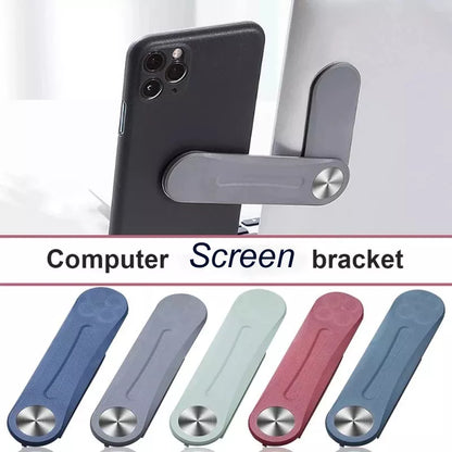 Laptop Screen Support Holder Magnetic Folding Holder Side Mount Tablet Phone Stand Adjustable Display Desktop Bracket