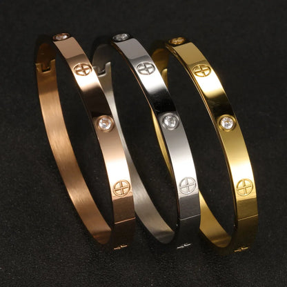 XUANHUA Stainless Steel Cuff Bracelets Bangles