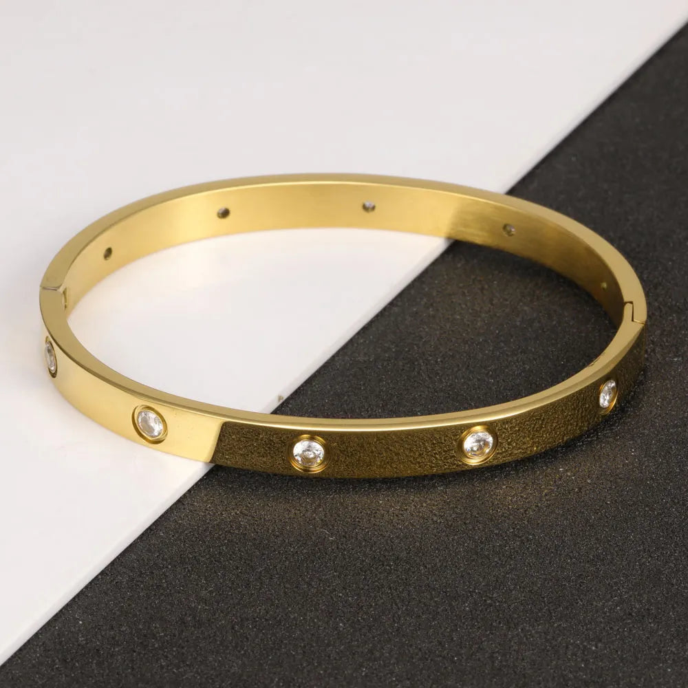 XUANHUA Stainless Steel Cuff Bracelets Bangles