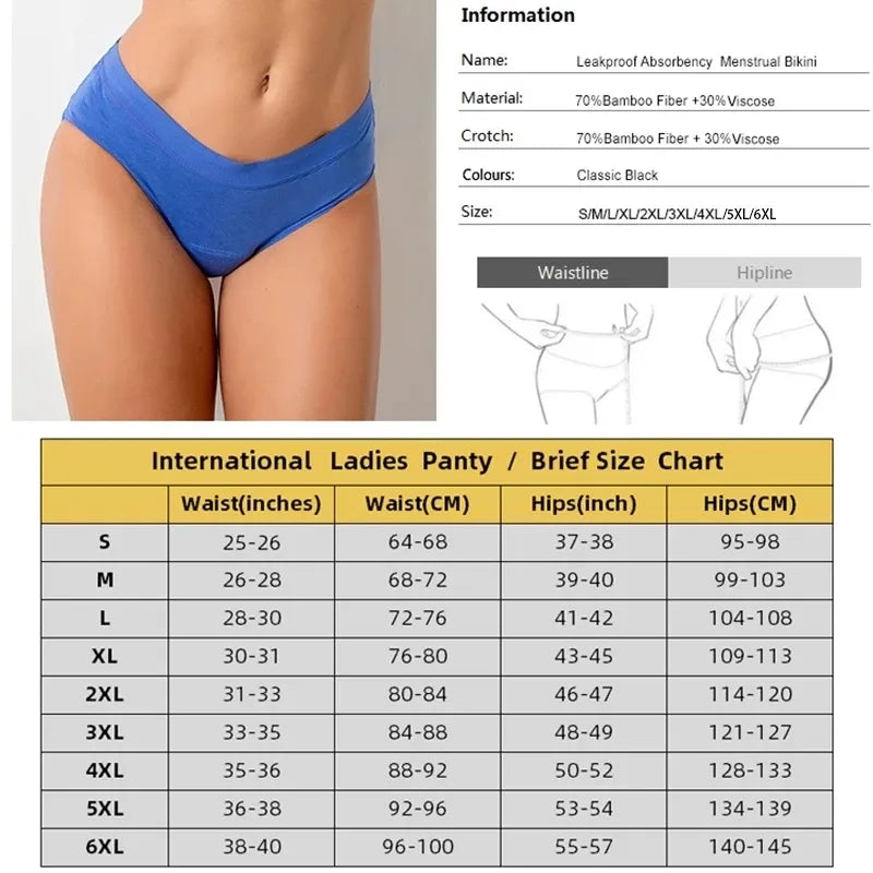 4-Layer Leakproof Menstrual Period Panties