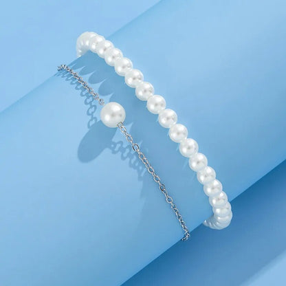 VAGZEB Fashion Pearl Anklet