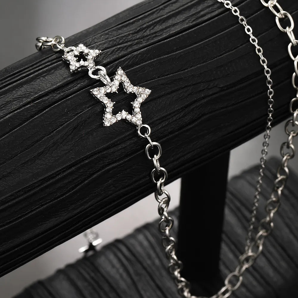 Y2K Star Zircon Pendant Necklace