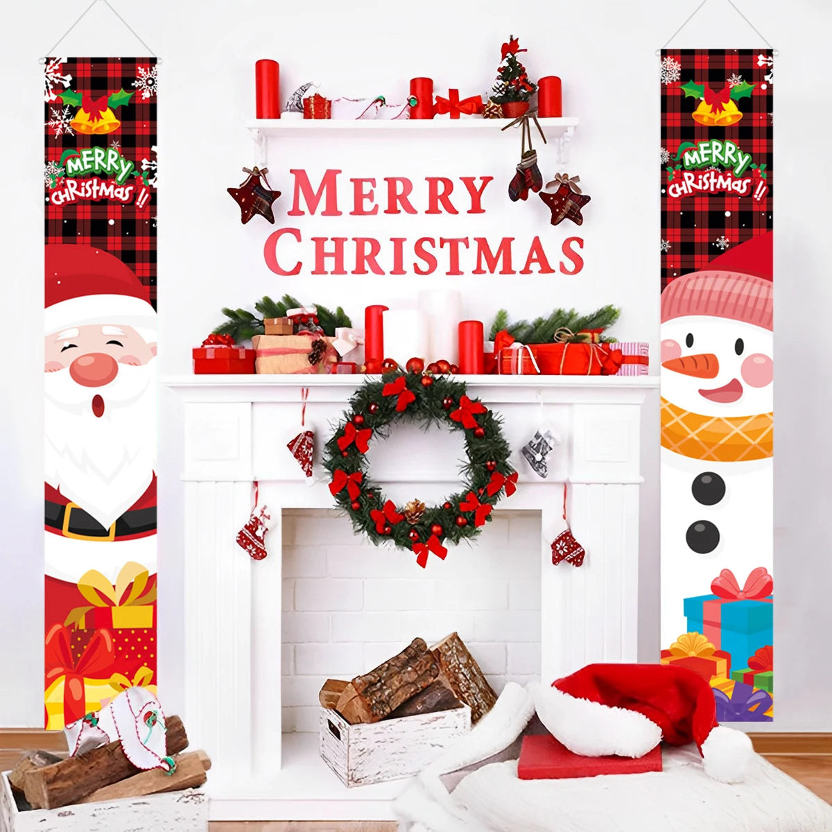 Christmas Door Banner Decorations