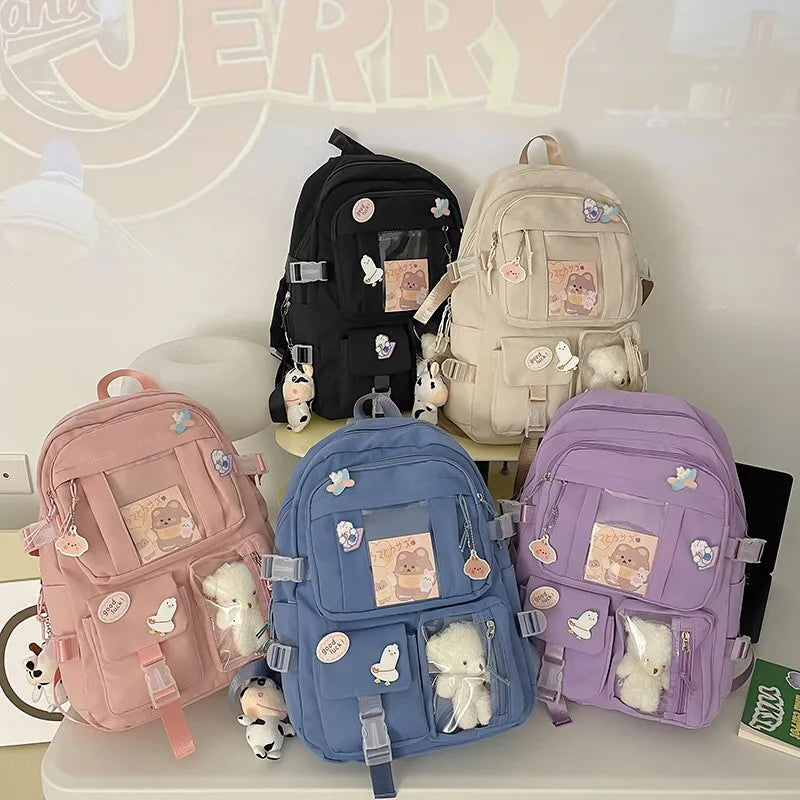 Popular Girls High School Student Backpack Bags