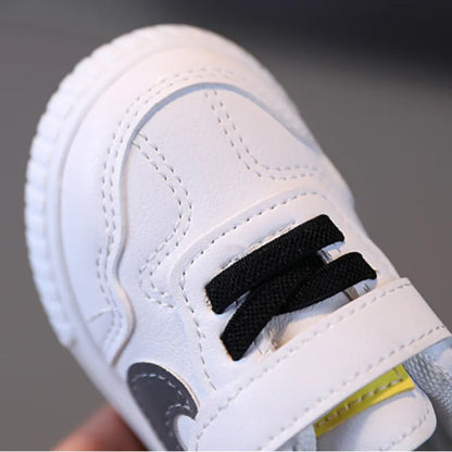 White Casual Shoes For Baby Boy Girl Sneaker Mickey Mouse