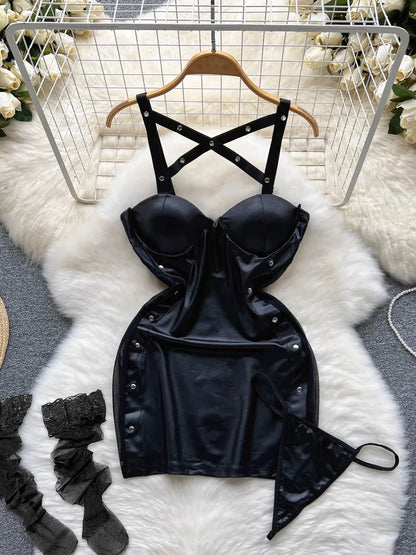 Hollow Combination Bodysuit Slim Fit Erotic Mesh Lace Jumpsuit