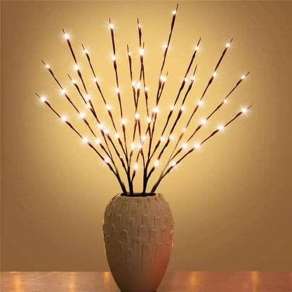 20 LED Twig Lighted Branch Vase Filler Tree Branch Light