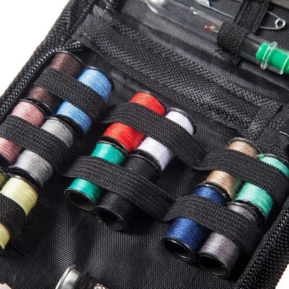 1 Set Portable Household Sewing Kit Box DIY Embroidery Handwork Tool Needles Thread Scissor Set Home Supplies Travel Accessories