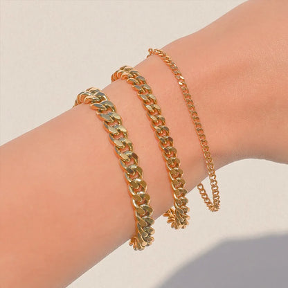 SUNIBI Classic Snake Chain Bracelets