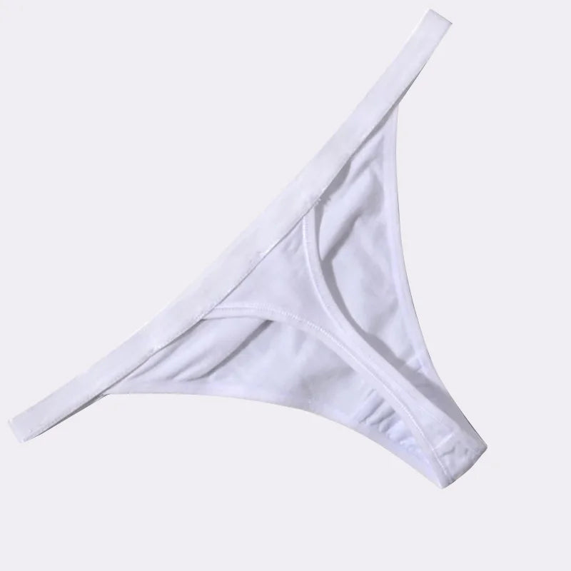 4 Pcs Sexy Cotton G String Thongs Low Waist Seamless Underpants