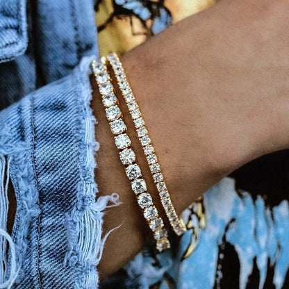 Tennis Bracelet Hip Hop Trendy