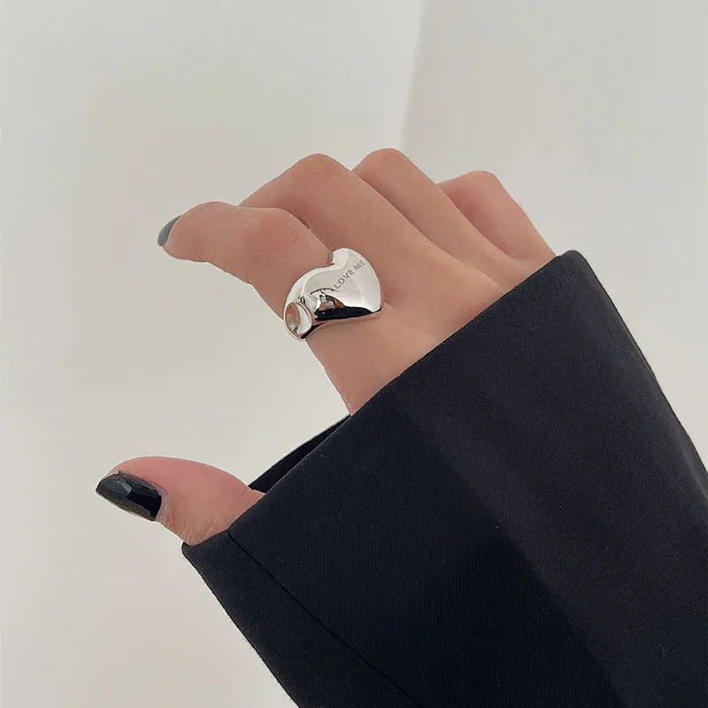 New Trendy Silver Color Rings