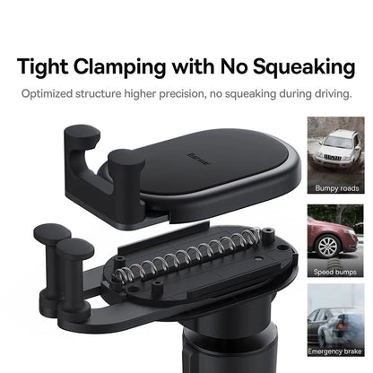 Baseus Car Phone Holder Gravity Auto Restorable in Car Air Vent Silicone Stand For iPhone 14 Xiaomi Samsung Car Mobile Support