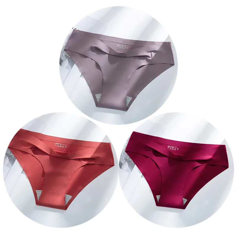 TrowBridge 3PCS/Set Solid Colors Women's Panties