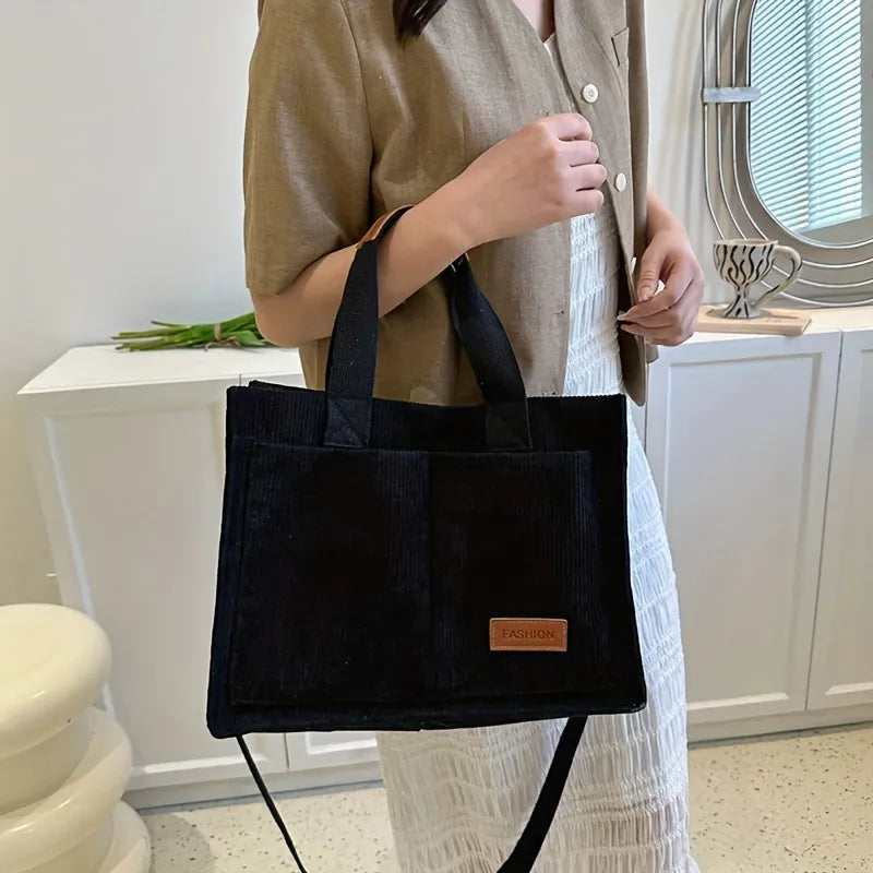 Corduroy Tote Bag