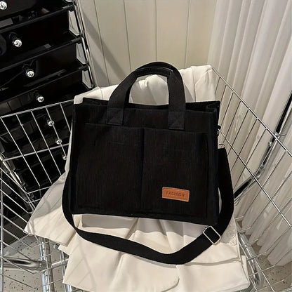 Corduroy Tote Bag