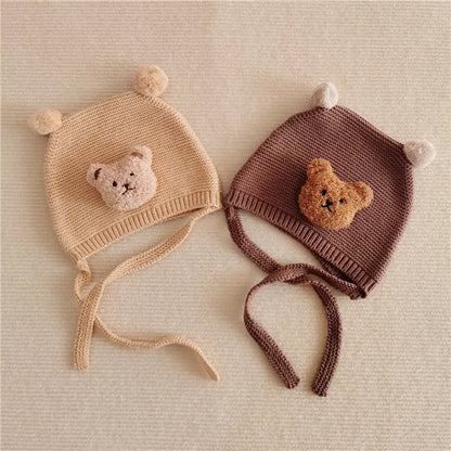 Cute Bear Crochet Baby Hat