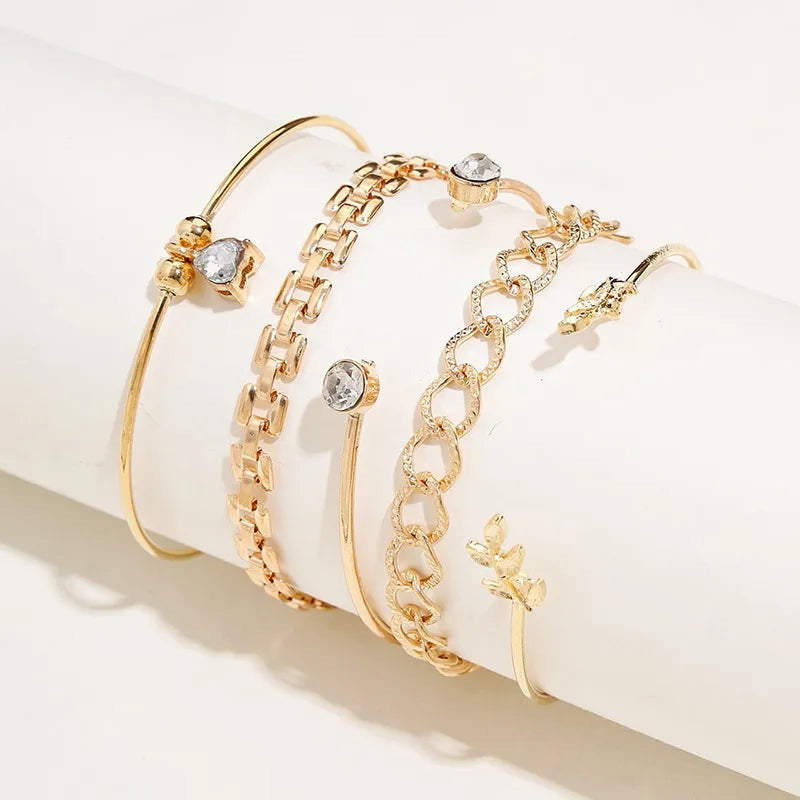 Trendy Geometric Link Chain Bracelet