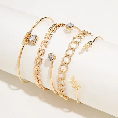 Trendy Geometric Link Chain Bracelet