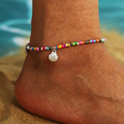 Bohemian Colorful Turkish Eyes Anklets