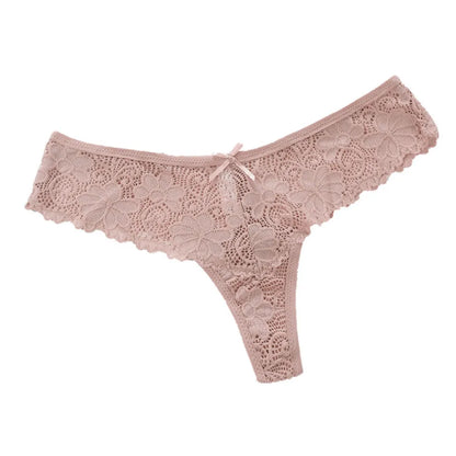 New Panties Lace Underwear Sexy Low Waist Briefs Hollow Out G String