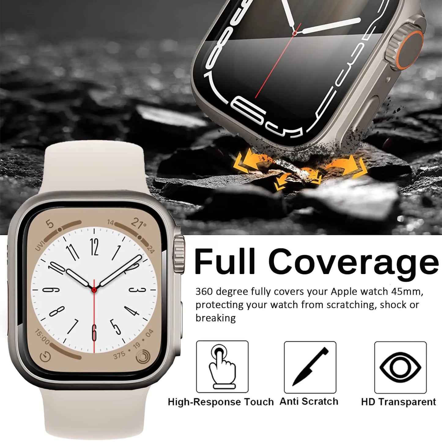 PC Firm Cover for Apple Watch Case