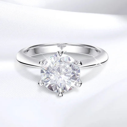 Smyoue GRA Certified 1-5CT Moissanite Ring